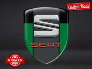 Seat Emblemas Auto Personalizados Resistentes Universal